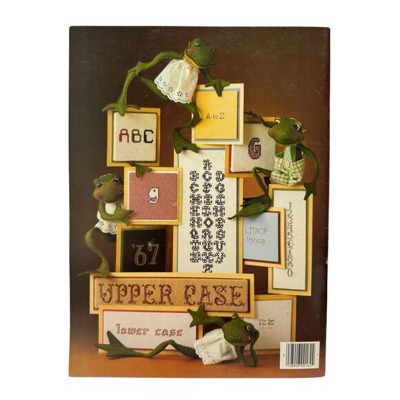 Vintage Alphabet Album Cross Stitch Needlepoint Patterns 1979 Leisure Arts #162 - Picture 3 of 3